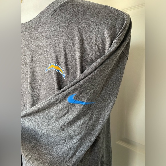 NFL Los Angeles Chargers The Nike Tee Dri-Fit Long Sleeve Shirt Men’s XL - Picture 8 of 13